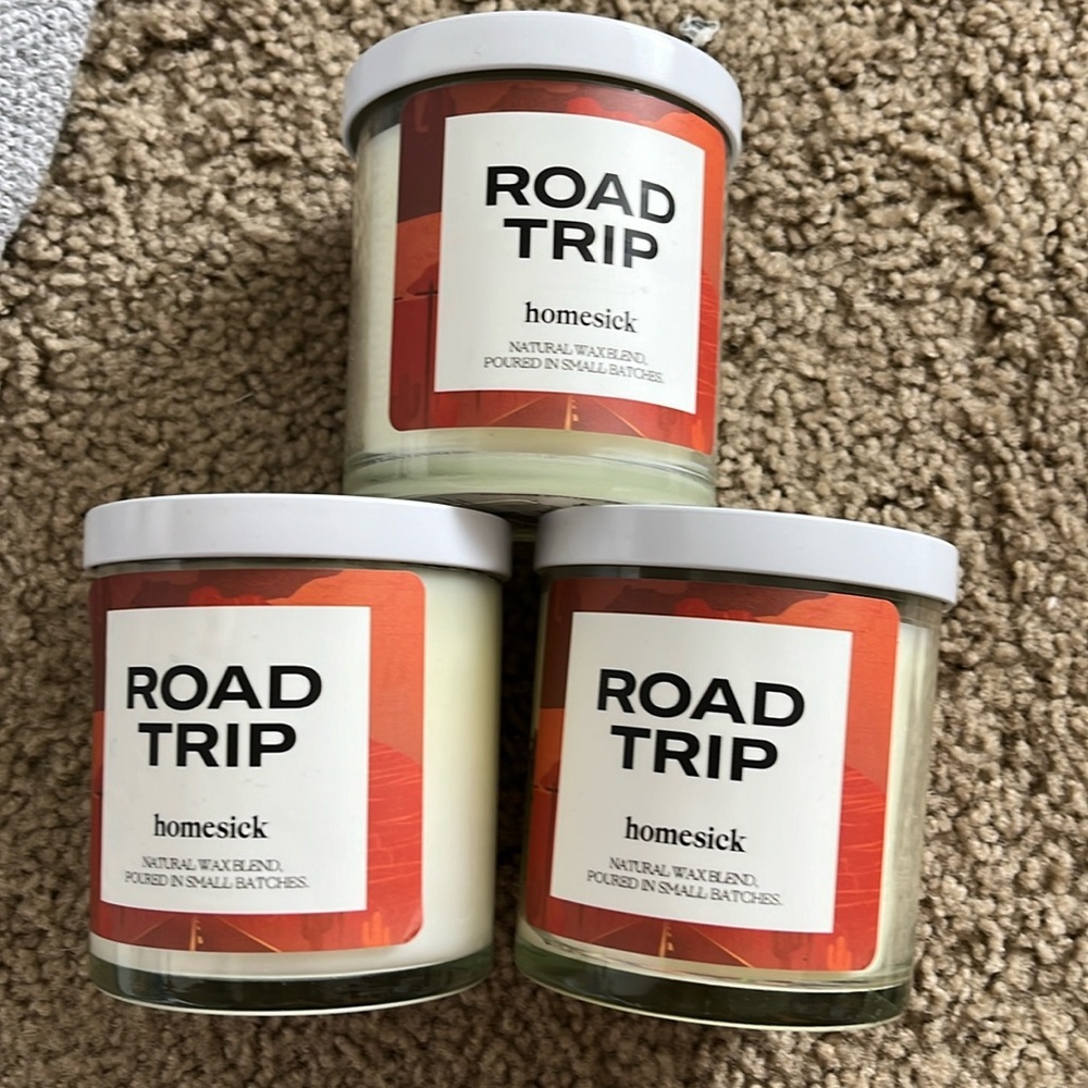 3 Homesick Candles, New